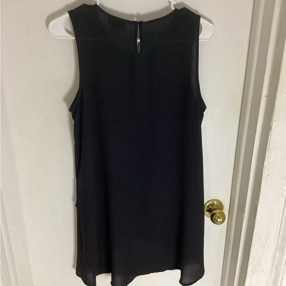 J. Jill Elegant Black Sleeveless Top Size Small - Picture 2 of 4